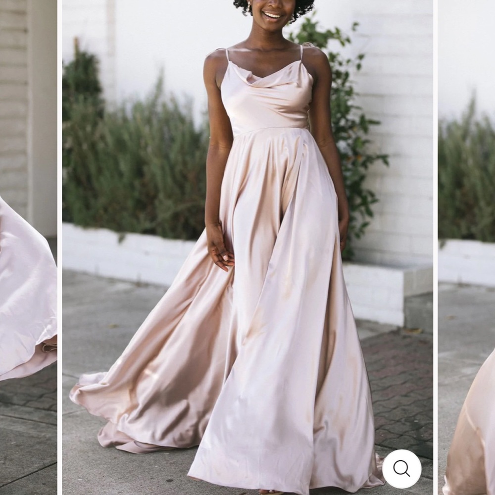 Satin Maxi Dress